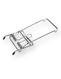 Clip-On Gepäckträger Steco mit Feder - Silber