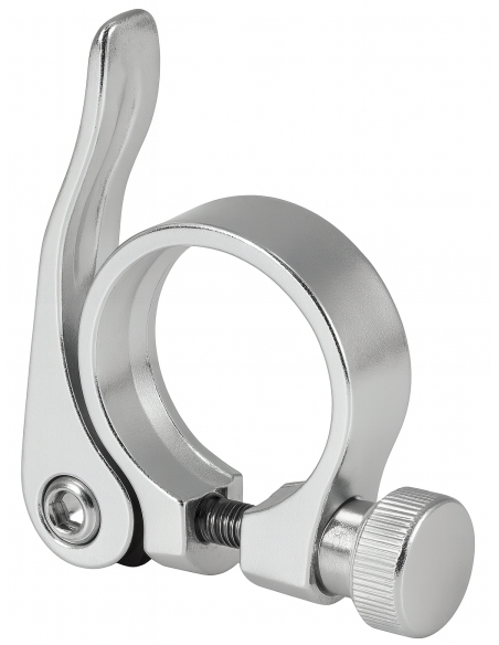 Sattelstützeklemme ø31.8 mm Edge Aluminium mit Schnellverschluss - Silber