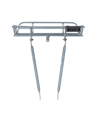 Vorderradgepäckträger Basil Portland 41 x 33 x 51 cm - Silber