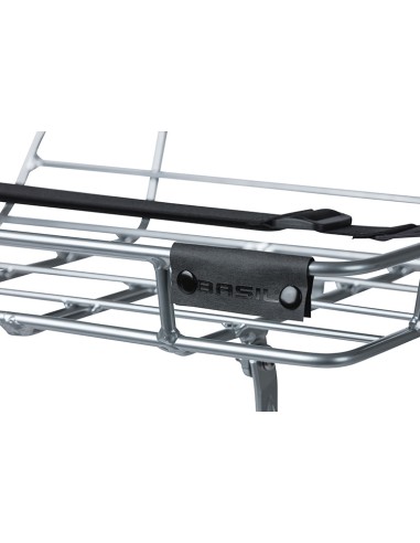 Vorderradgepäckträger Basil Portland 41 x 33 x 51 cm - Silber