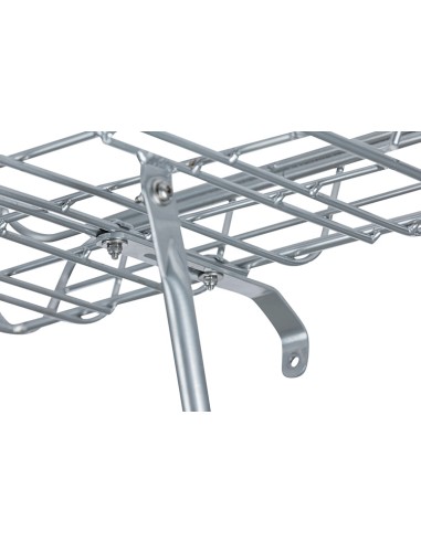 Vorderradgepäckträger Basil Portland 41 x 33 x 51 cm - Silber