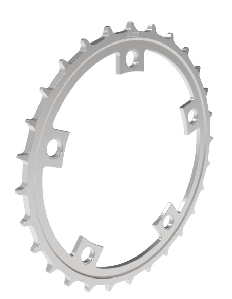 Kettenblatt 56Z Enduo Cargo 5-B 130-BCD Cl-46.7mm - Silber