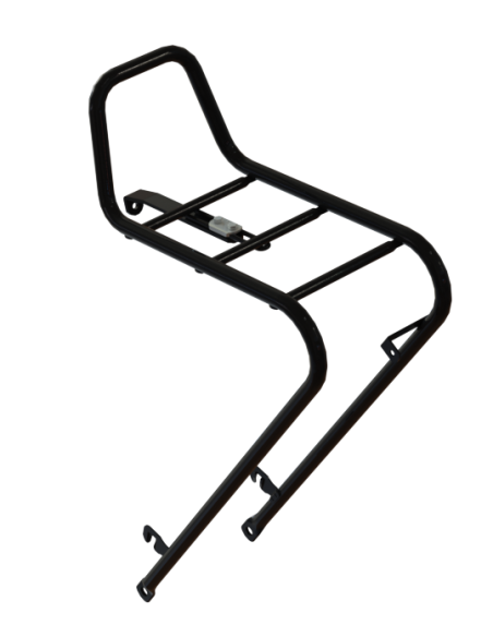 Vorderradgepäckträger 28" Steco Flow - schwarz hochglanz
