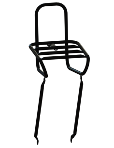 Vorderradgepäckträger 26/28" Steco Smooth 25cm - schwarz hochglanz