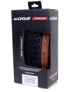 Faltreifen Edge Jumping Hare 27,5 x 2,35" / 60-584 - Schwarz/Braun