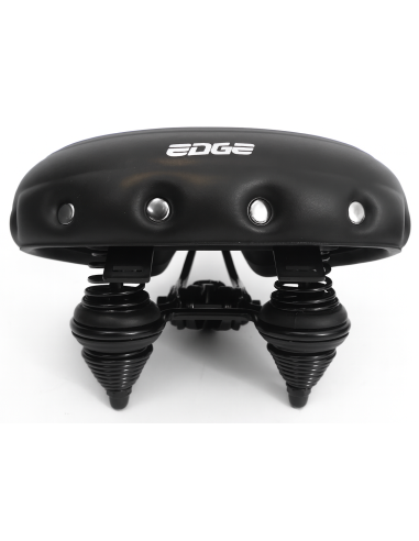 Fahrradsattel Edge Urban XL Wave - Schwarz