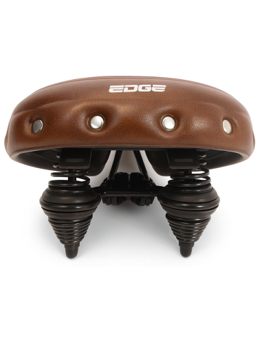 Fahrradsattel Edge Urban XL Wave - Braun