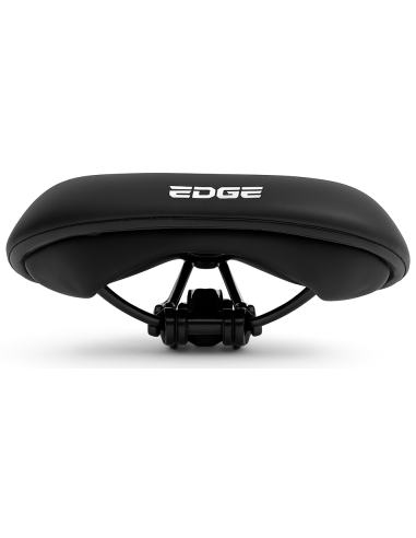Fahrradsattel Edge Towny mit Memory-Schaum   Schwarz