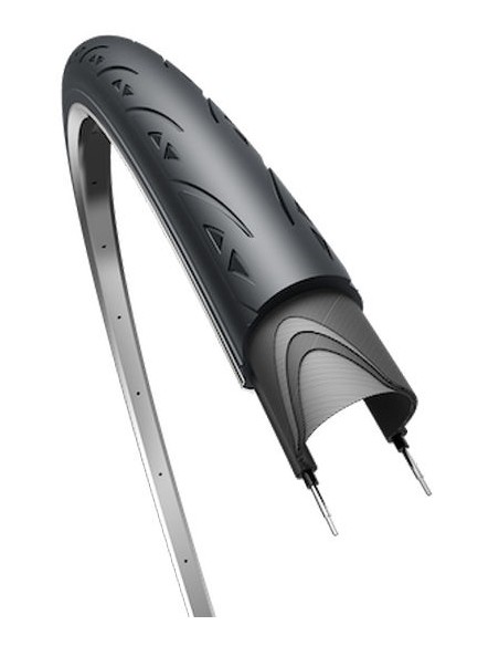 Reifen Edge-Obor Mojo Stamino 28 x 1.10" / 25-622 - Schwarz
