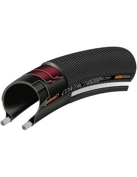 Reifen Continental Contact Speed  28 x 1.10" / 28-622 - Schwarz mit Reflexion
