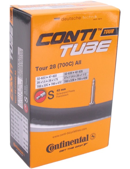 Schlauch Continental  28" Tour All - 32/47-622 - SV42mm ventil