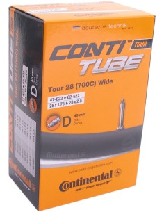 Schlauch  Continental  28" Tour Wide  - 54-584-62-622 - DV40mm ventl