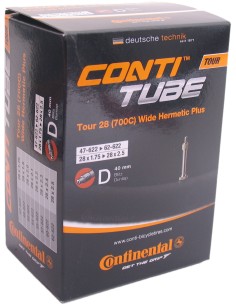 Schlauch Continental  28" Wide  - 54-584-62-622 - DV40mm ventil - Hermetic Plus