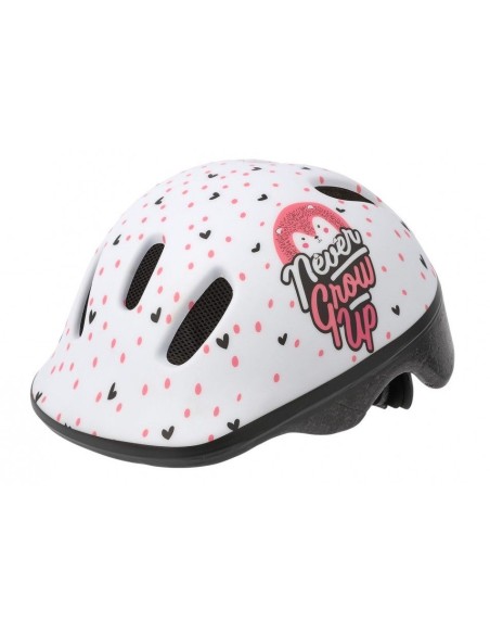 Fahrradhelm Polisport Hoggy XXS 44-48 cm - Weiß/Matt Pink