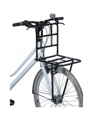 Vordergepäckträger Basil Front Carrier L 40 x 28 x 96 cm - Mattschwarz