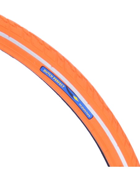 Reifen Dutch Perfect 28 x 1,40" / 40-622 mit Pannenschutz - Orange mit Reflexion