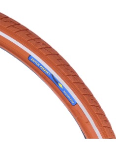 Reifen Dutch Perfect 28 x 1,40" / 40-622 mit Pannenschutz - Braun mit Reflexion