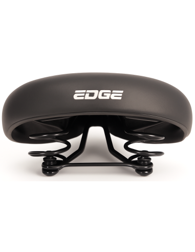 Fahrradsattel Edge City Retro - Schwarz (Werkstattverpackung)