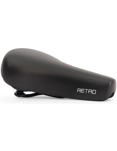 Fahrradsattel Edge City Retro - Schwarz (auf einer Karte)