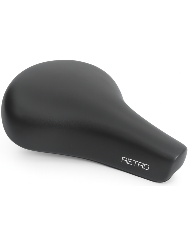 Fahrradsattel Edge City Retro - Schwarz (auf einer Karte)