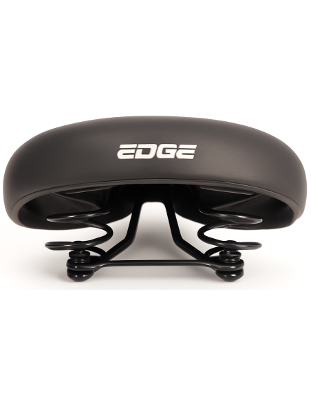 Fahrradsattel Edge City Retro - Schwarz (auf einer Karte)