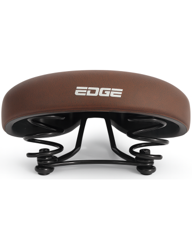 Fahrradsattel Edge City Retro - Dunkelbraun (auf einer Karte)