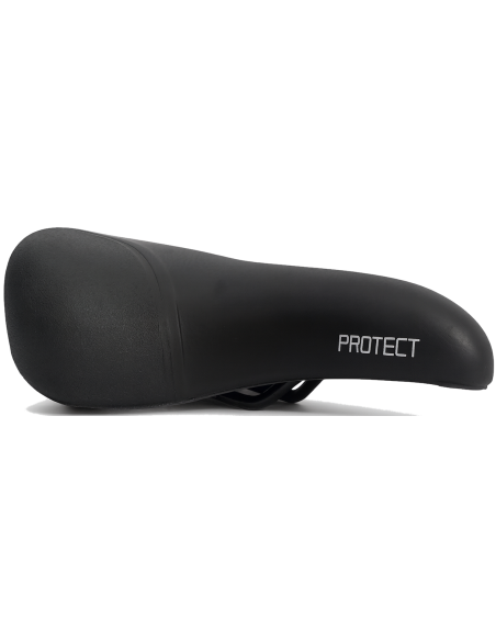 Fahrradsattel Edge City Protect mit Eckenschutz - Schwarz