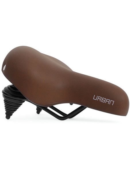 Fahrradsattel Edge Urban - mattes Dunkelbraun