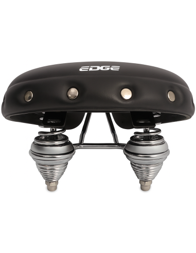 Fahrradsattel Edge Urban XL - Schwarz (blister)