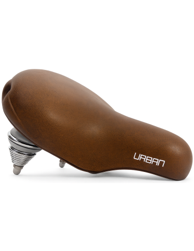 Fahrradsattel Edge Urban XL - mattes Dunkelbraun