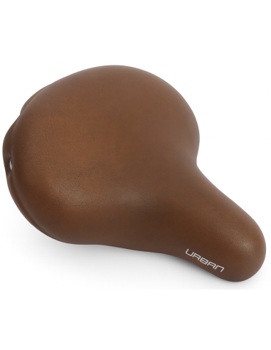 Fahrradsattel Edge Urban XL - mattes Dunkelbraun