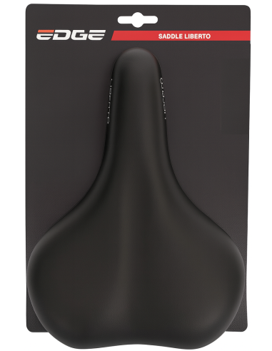 Fahrradsattel  Edge Liberto - Schwarz (auf einer Karte)