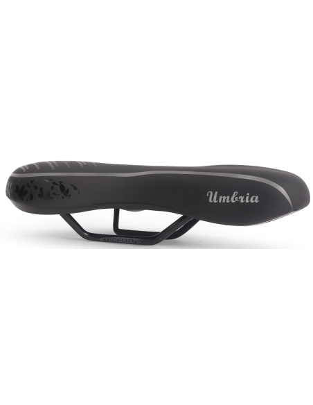 Fahrradsattel Edge Umbria Gel - Schwarz