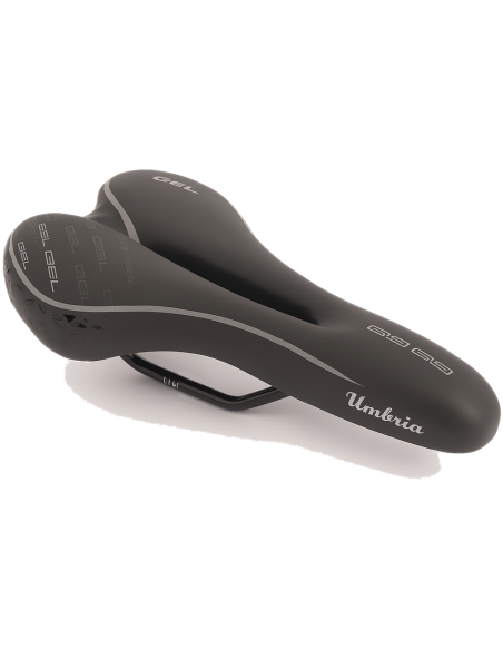 Fahrradsattel Edge Umbria Gel - Schwarz