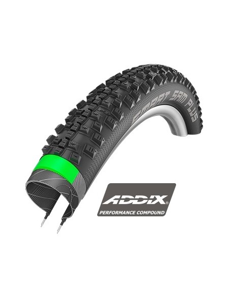 Reifen Schwalbe Smart Sam Plus DD GreenGuard 29 x 2.10" / 54-622 mm - Schwarz