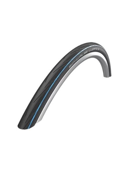 Reifen Schwalbe Lugano 2 K-Guard 28 x 1.00" / 25-622 mm - Schwarz mit Blaue Streifen