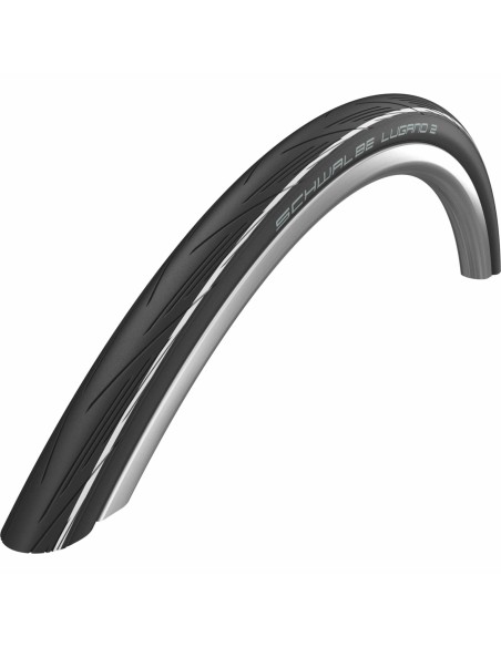 Reifen Schwalbe Lugano 2 K-Guard 28 x 1,00 "/ 25-622 - Schwarz mit weißen Streifen