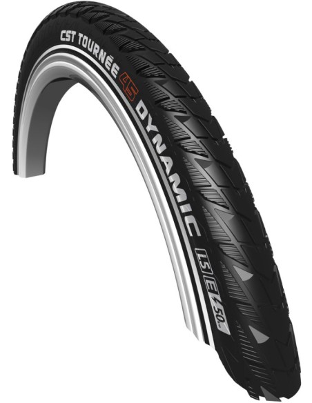 Reifen CST Tournée Dynamic 28 x 1.40" / 37-622 mm - Schwarz mit Reflexion