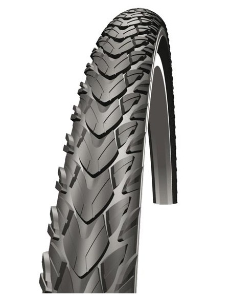 Faltreifen Schwalbe Marathon Mondial Evo/DD 28 x 1.75"/ 47-622mm - Schwarz mit Reflexion