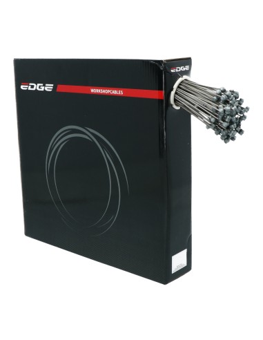 Bremszug Innen Edge 2250mm Edelstahl 1,5mm 1x19 Gewinde Edelstahl - 6 x 7 T-Nippel (100 Stück)