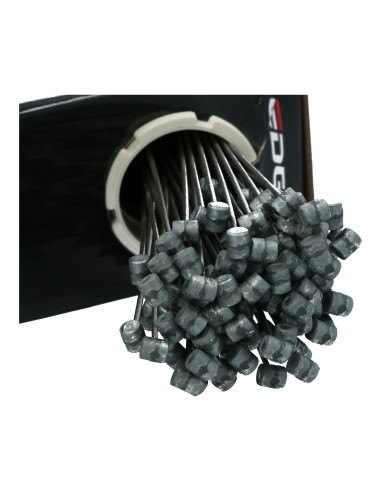 Bremszug Innen Edge 2250mm Edelstahl 1,5mm 1x19 Gewinde Edelstahl - 6 x 7 T-Nippel (100 Stück)