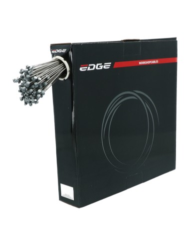 Bremszug Innen Edge 2250mm Edelstahl 1,5mm 1x19 Gewinde Edelstahl - 6 x 7 T-Nippel (100 Stück)