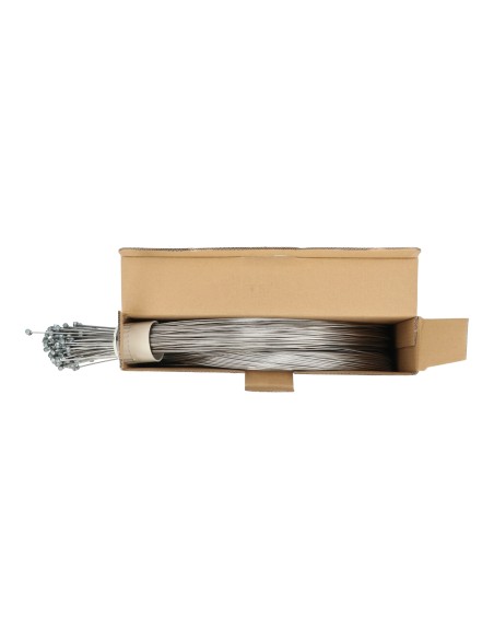 Bremszug Innen Edge 2250mm Edelstahl 1,5mm 1x19 Gewinde Edelstahl - 6 x 7 T-Nippel (100 Stück)
