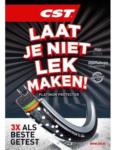 Reifen CST Platinum Protector 28 x 1.50" / 40-622mm - Schwarz mit Reflexion