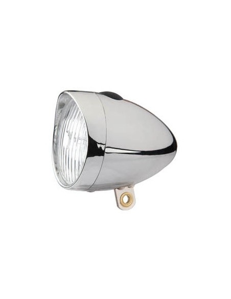 Scheinwerfer Edge Retro 3 LED Ein - Ausschalter - mit Batterien - Chrom