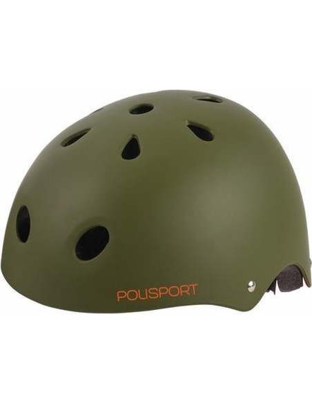 Fahrradhelm Polisport Urban Radical Tag S 53-55 cm - Mattgrün/Orange