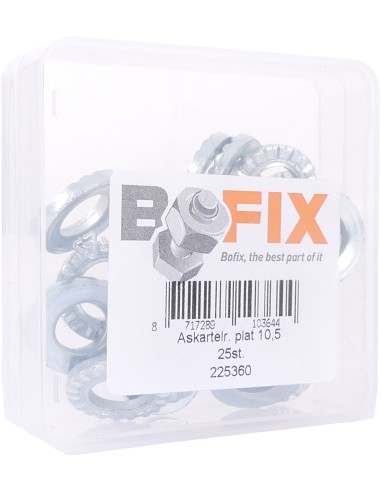 Flaches Rändelring Bofix für Hinterachse (25 Stück)