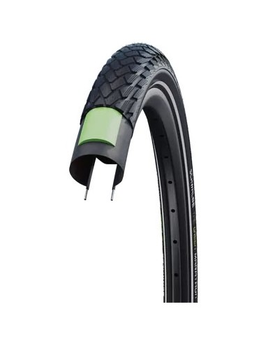 Reifen Schwalbe Green Marathon GreenGuard 28 x 1 ½" / 40-635mm - Schwarz mit Reflexion
