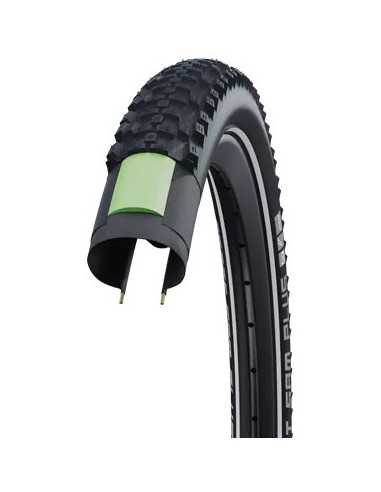 Reifen Schwalbe Smart Sam Plus DD/GreenGuard 29 x 2.10" / 54-622mm - Schwarz mit Réflexion