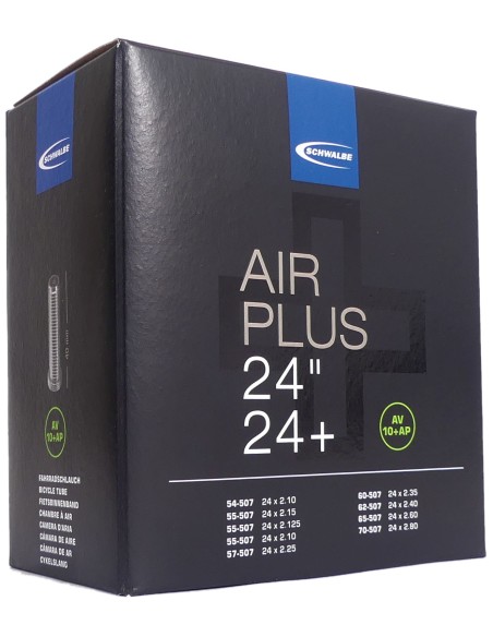Schlauch Schwalbe AV10L-AP Air Plus 24'' 54/70-507 IB AV 40mm Ventil
